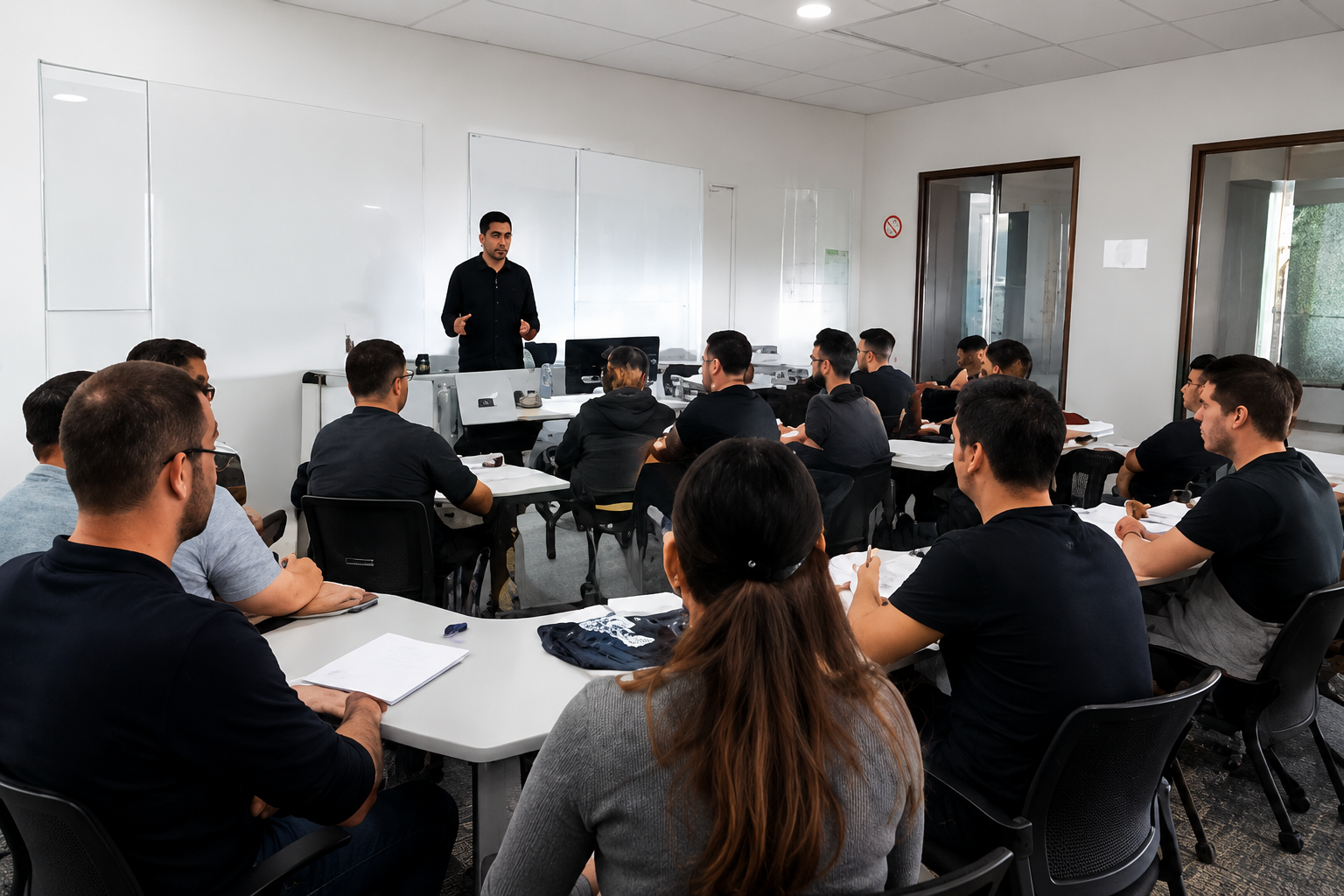 Equipe DC Smart Solutions em treinamento